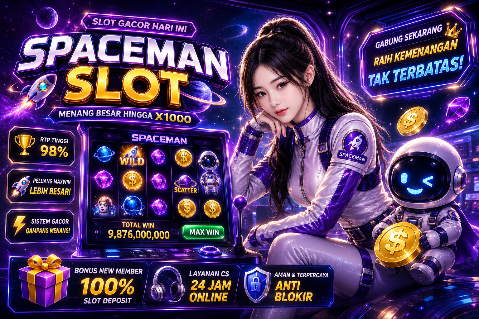 Spaceman Slot Punya Daya Tarik yang Sulit Diabaikan